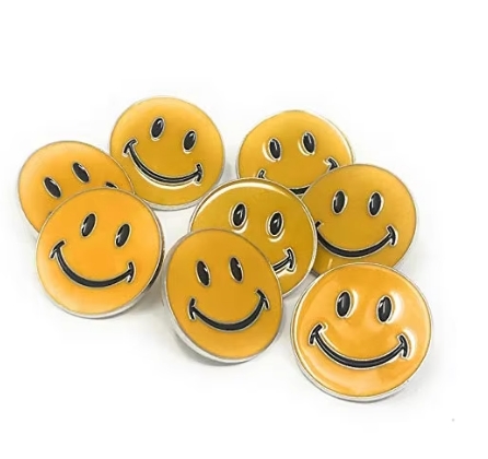 Happy Smile Face Enamel Badge Filling Machine